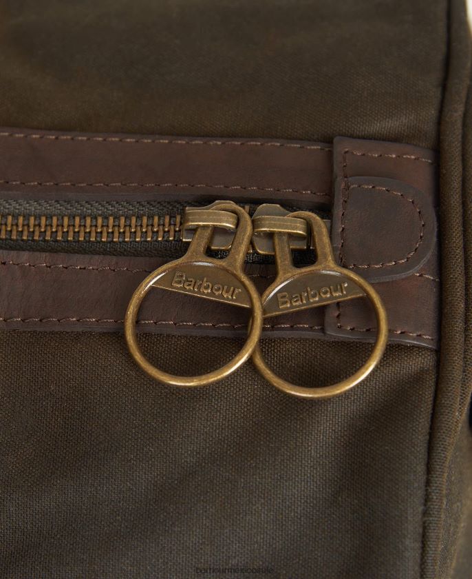 Barbour 8B6RFZ2175 accesorios Armada hombres bolsa de cera