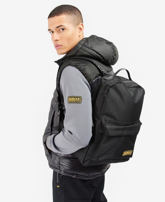 Barbour 8B6RFZ2190 accesorios negro hombres mochila de golpe