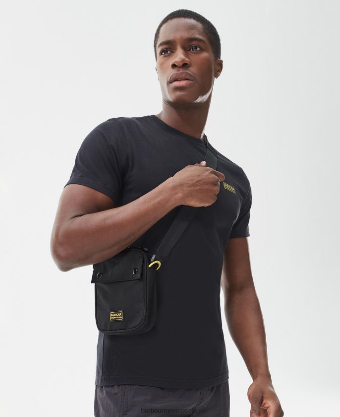 Barbour 8B6RFZ2200 accesorios negro hombres bolso utilitario ripstop