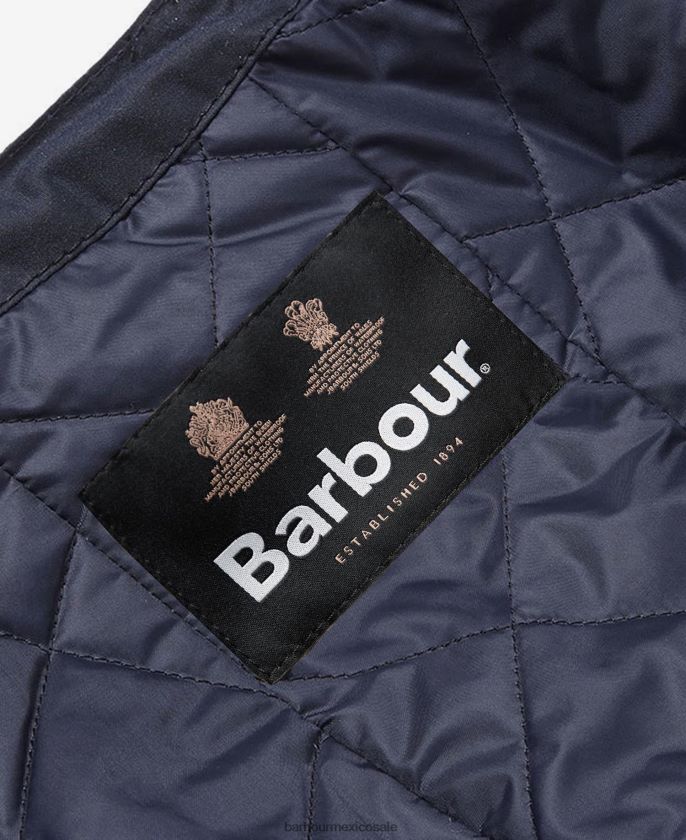 Barbour 8B6RFZ2324 accesorios negro hombres capucha de tormenta de cera