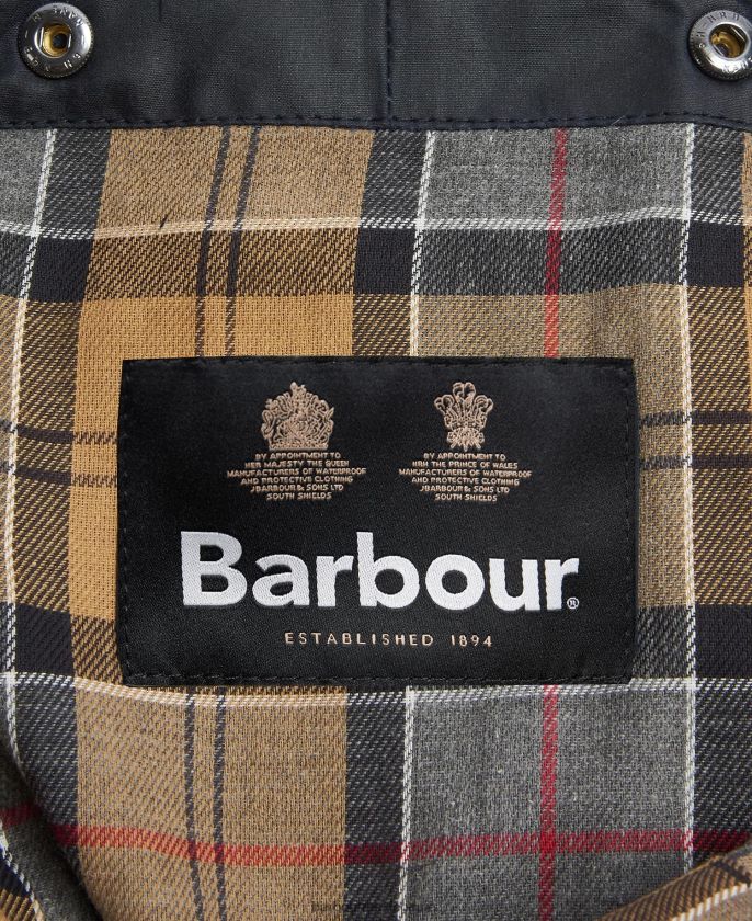 Barbour 8B6RFZ2327 accesorios ladrar hombres capucha de algodón encerado