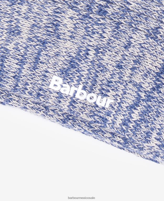 Barbour 8B6RFZ2364 accesorios mezcla azul hombres calcetines