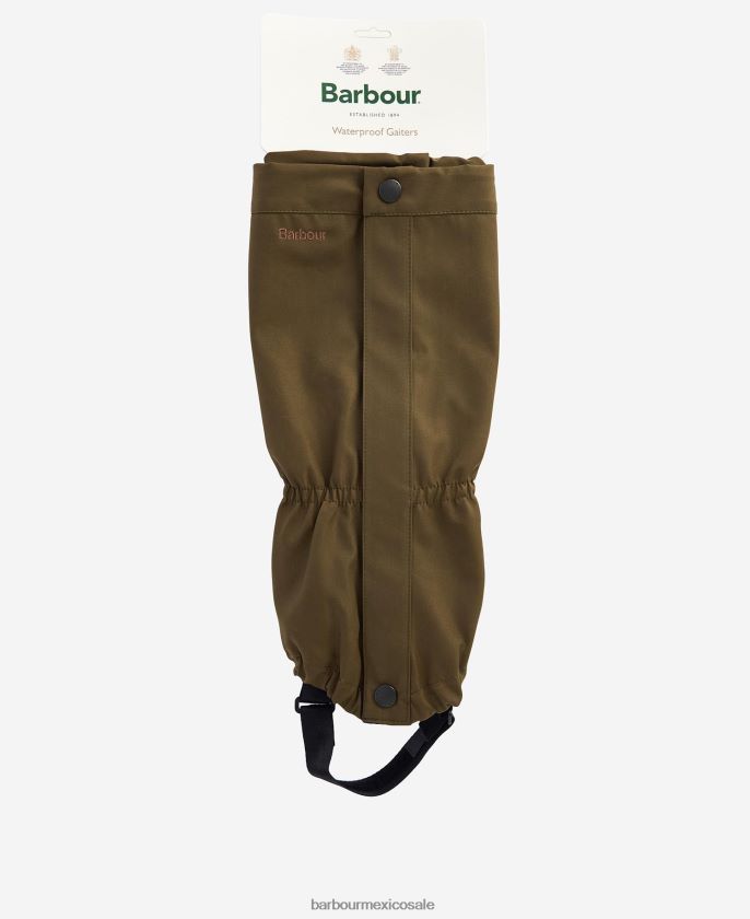 Barbour 8B6RFZ1361 accesorios verde oscuro hombres polaina de resistencia