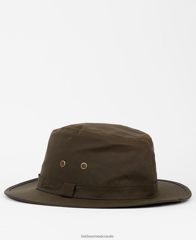 Barbour 8B6RFZ2234 accesorios arena hombres sombrero safari de cera dawson