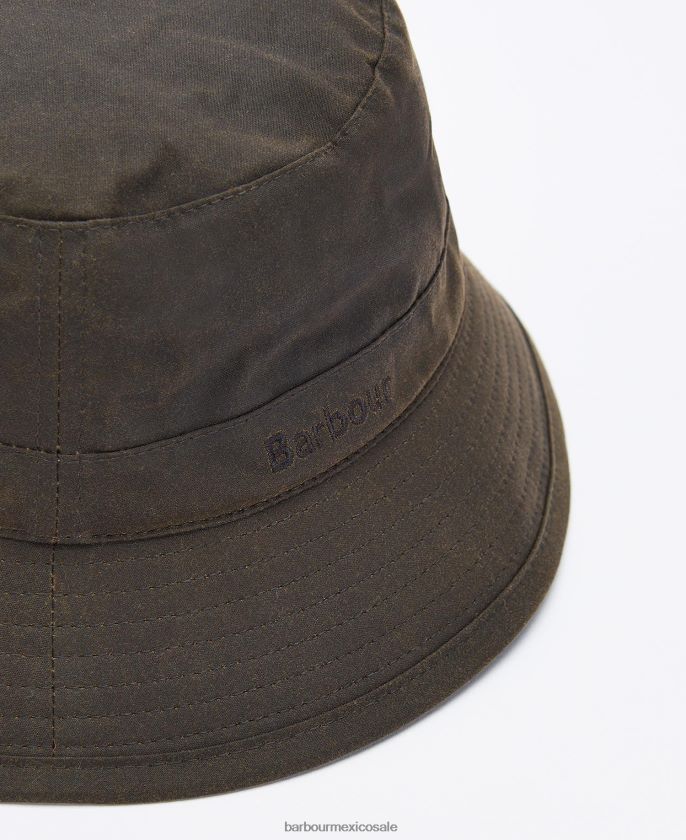 Barbour 8B6RFZ2236 accesorios Armada hombres sombrero de cubo de cera