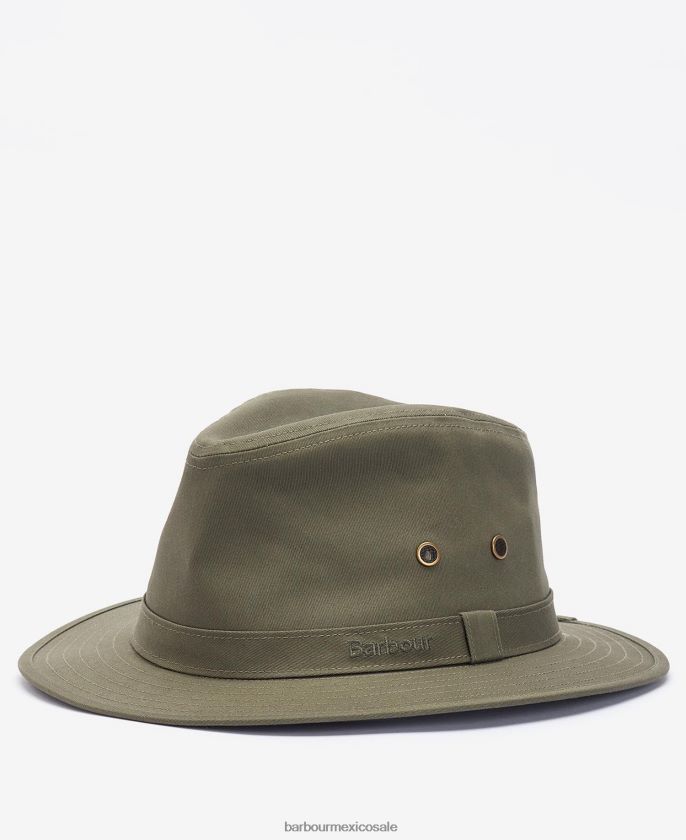 Barbour 8B6RFZ2248 accesorios arenisca hombres sombrero safari dawson