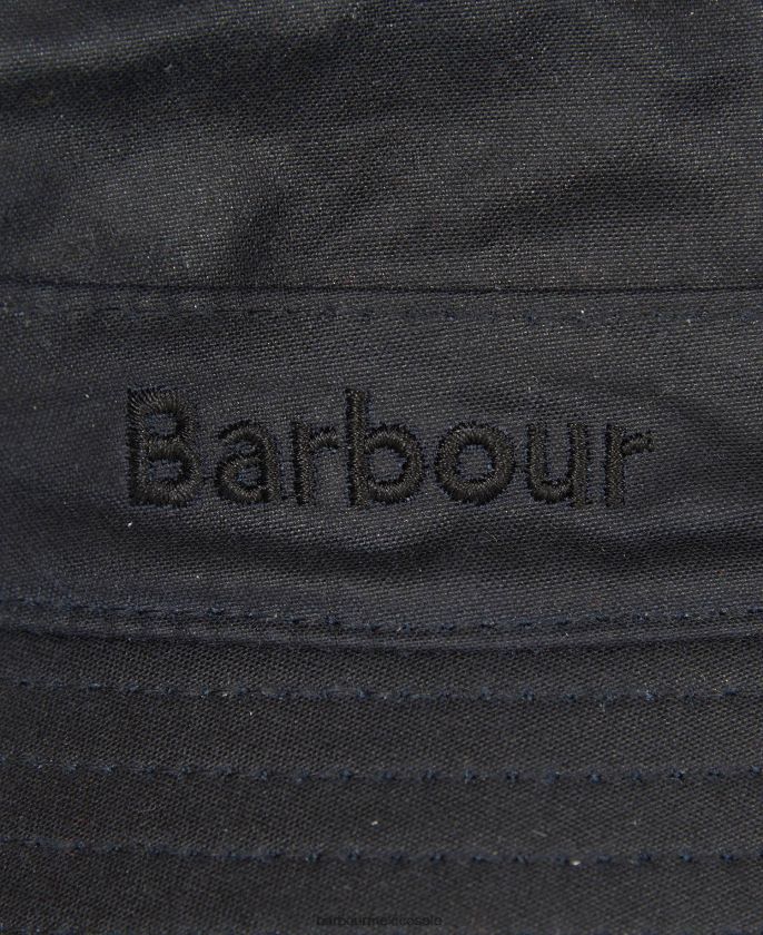 Barbour 8B6RFZ2254 accesorios Armada hombres sombrero de cubo de cera