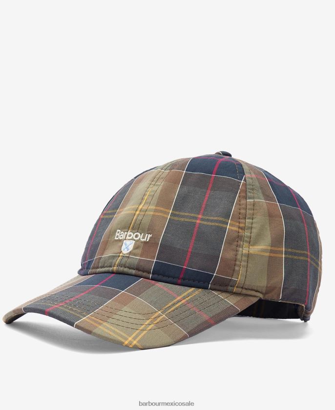Barbour 8B6RFZ2255 accesorios tartán clásico hombres gorra deportiva tartán