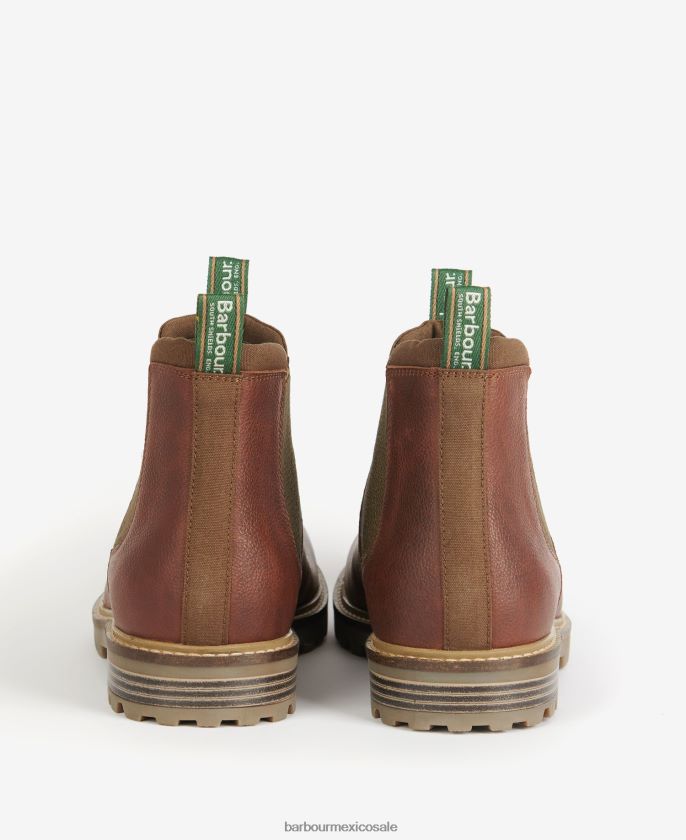Barbour 8B6RFZ1292 calzado teca hombres botas chelsea walker