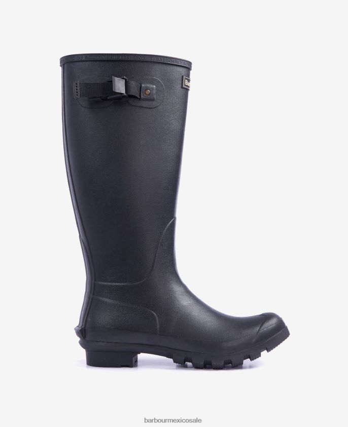 Barbour 8B6RFZ1352 calzado negro hombres botas de agua bede