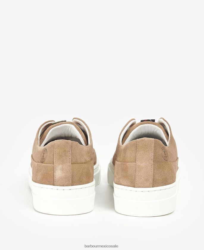 Barbour 8B6RFZ1309 calzado ante azul marino hombres entrenadores lago