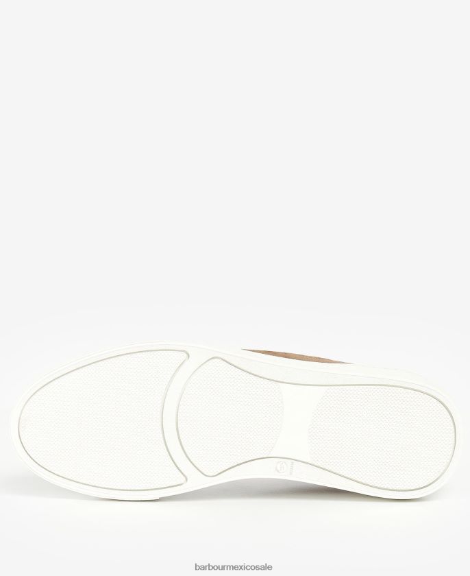 Barbour 8B6RFZ1309 calzado ante azul marino hombres entrenadores lago