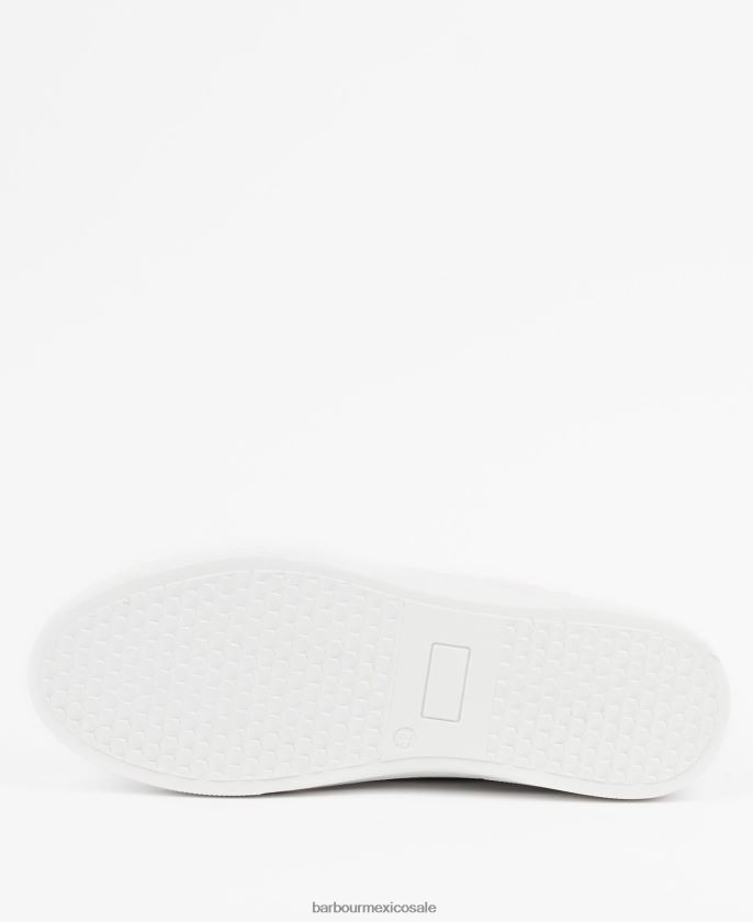 Barbour 8B6RFZ1311 calzado negro hombres entrenadores de glendale