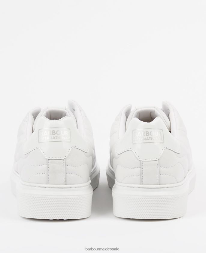 Barbour 8B6RFZ1311 calzado negro hombres entrenadores de glendale