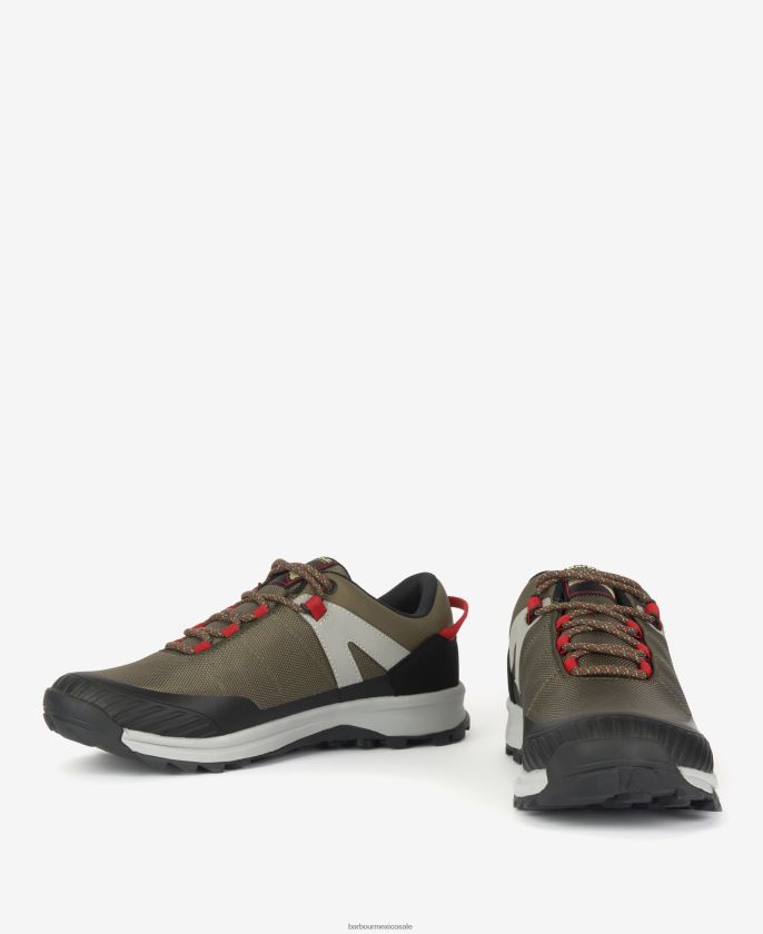Barbour 8B6RFZ1312 calzado aceituna hombres zapatillas impermeables mendip