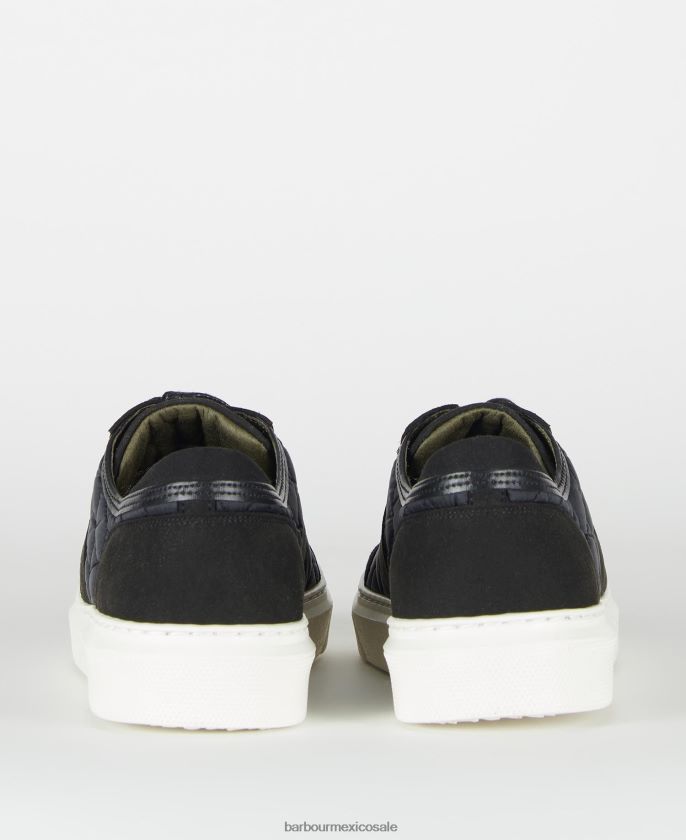 Barbour 8B6RFZ1313 calzado negro hombres zapatillas liddesdale