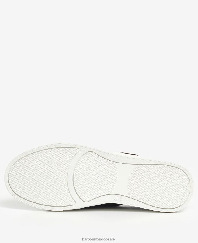 Barbour 8B6RFZ1323 calzado marron oscuro hombres zapatos de contramaestre