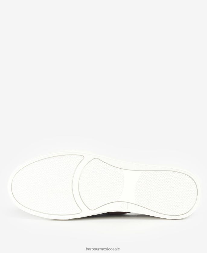 Barbour 8B6RFZ1327 calzado marron oscuro hombres zapatos de contramaestre