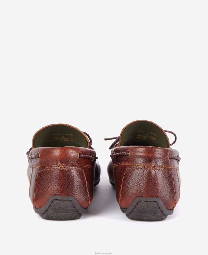 Barbour 8B6RFZ1329 calzado marron oscuro hombres zapatos de conducir jenson