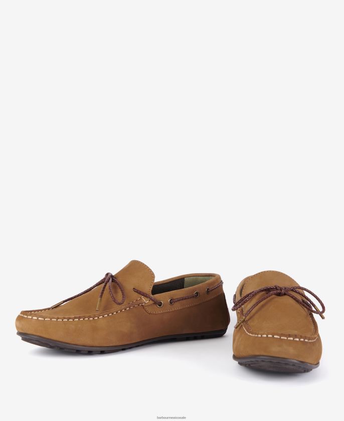 Barbour 8B6RFZ1345 calzado marron oscuro hombres zapatos de conducir jenson