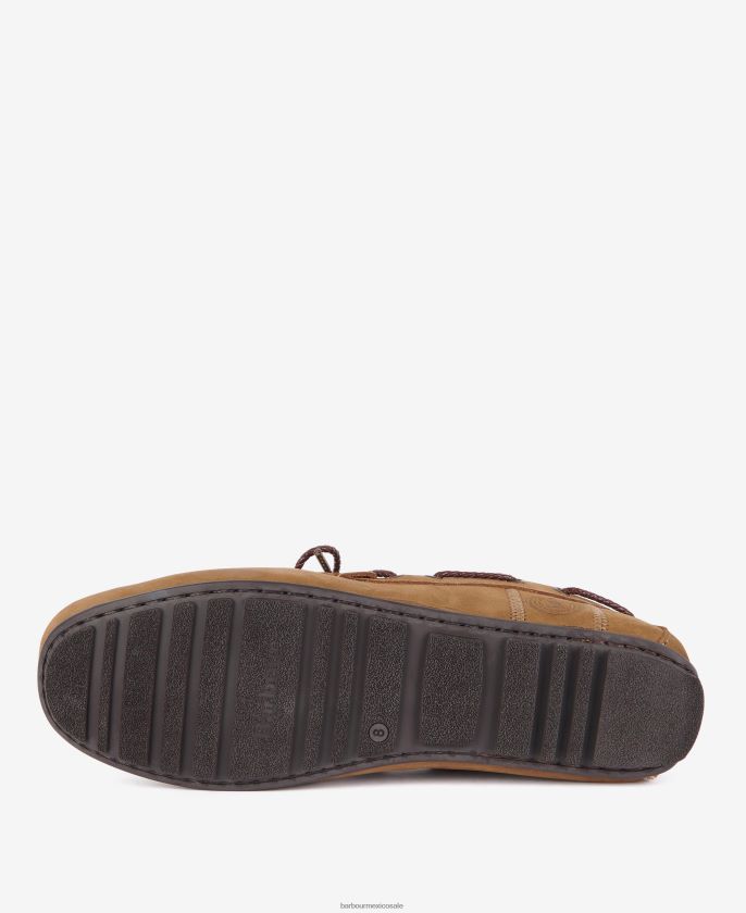 Barbour 8B6RFZ1345 calzado marron oscuro hombres zapatos de conducir jenson