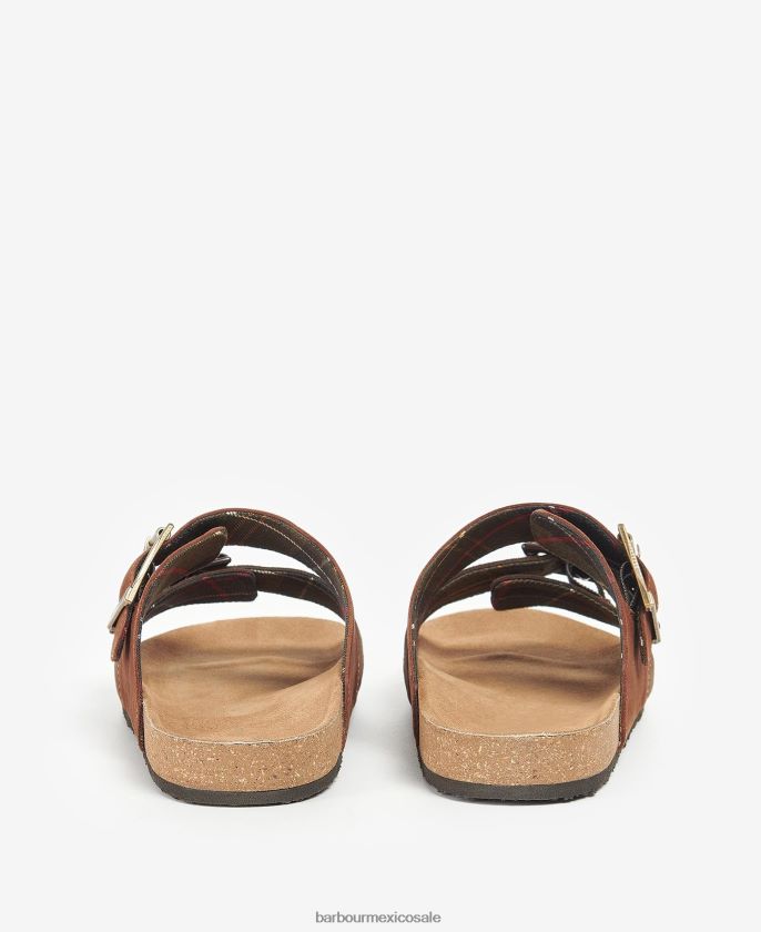 Barbour 8B6RFZ1295 calzado coñac hombres sandalias mitchell