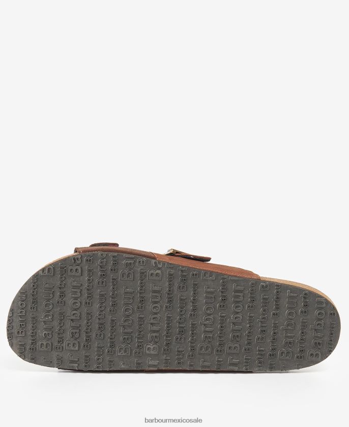 Barbour 8B6RFZ1295 calzado coñac hombres sandalias mitchell