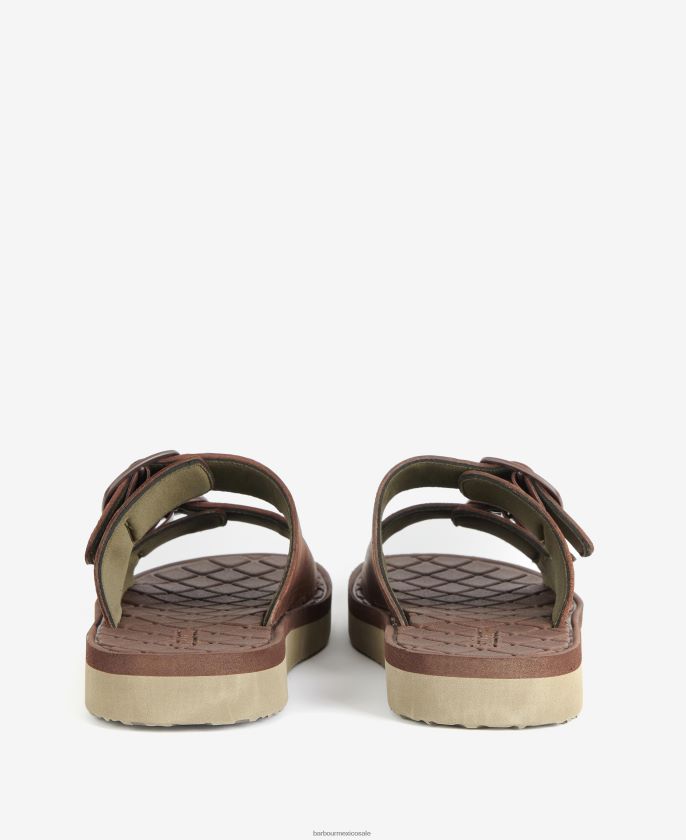 Barbour 8B6RFZ1299 calzado chocó hombres deslizadores con hebilla en el hoyo