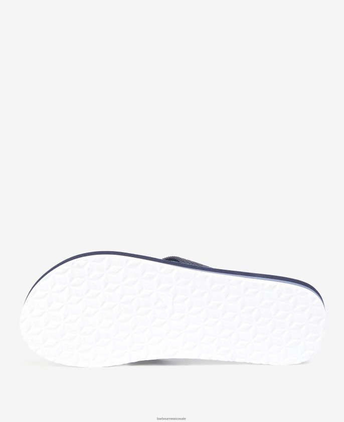 Barbour 8B6RFZ1304 calzado azul pálido hombres sandalia de playa toeman