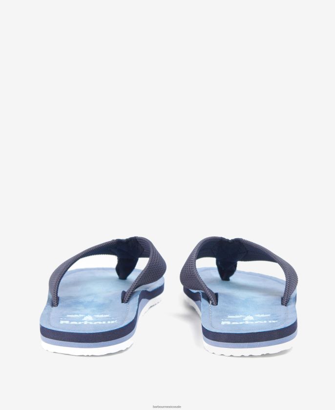 Barbour 8B6RFZ1304 calzado azul pálido hombres sandalia de playa toeman