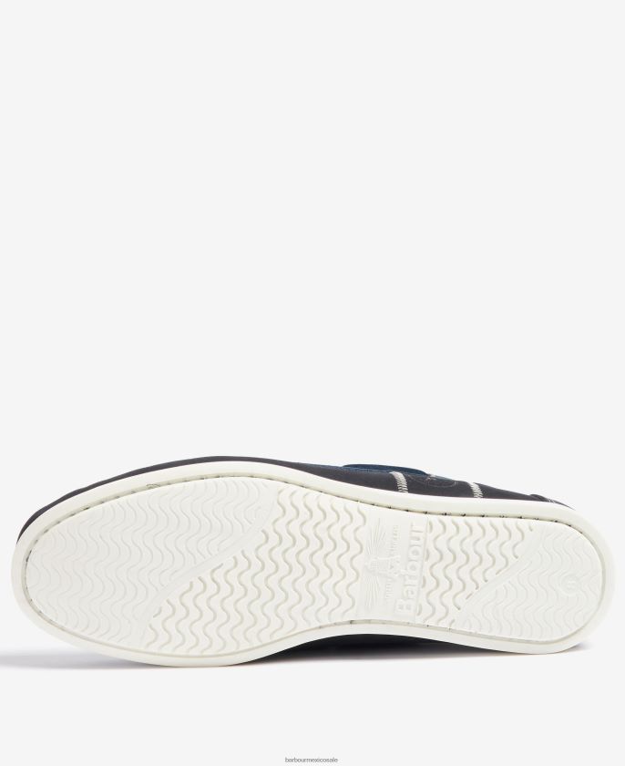 Barbour 8B6RFZ1334 calzado beige clásico hombres zapatos de vela