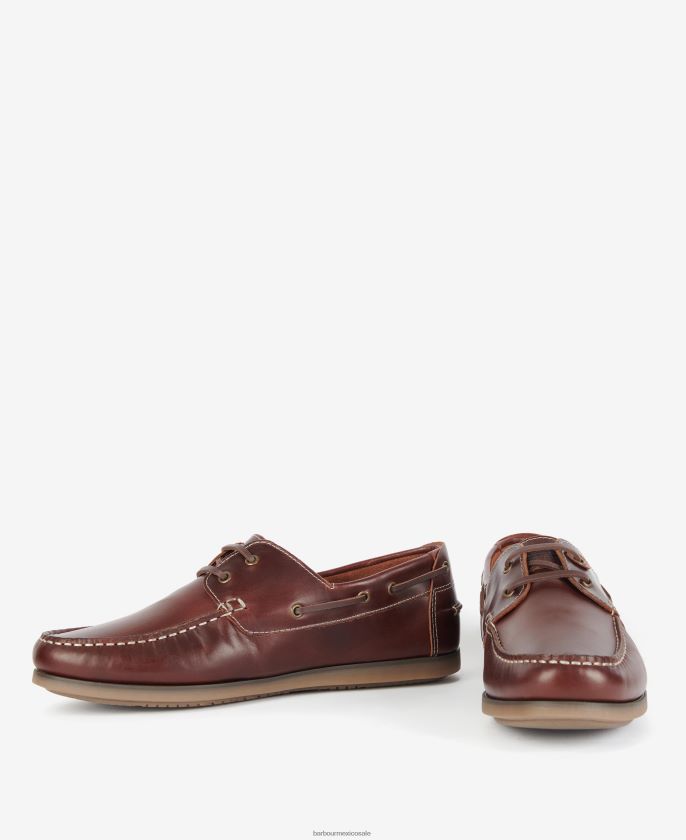 Barbour 8B6RFZ1344 calzado beige clásico hombres zapatos de vela