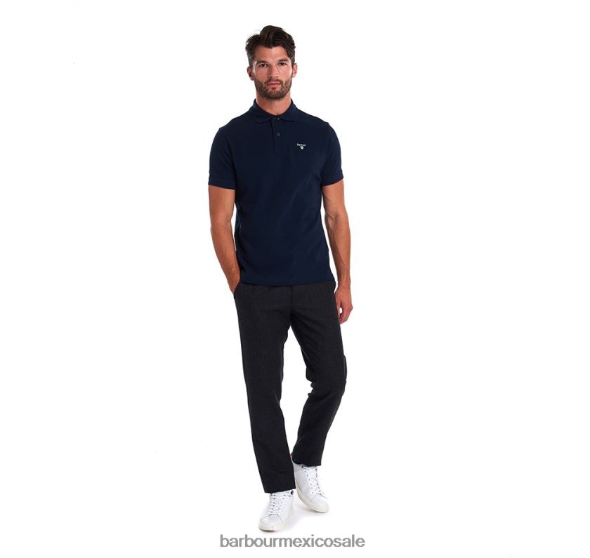 Barbour 8B6RFZ537 ropa negro/moderno hombres piqué de tartán