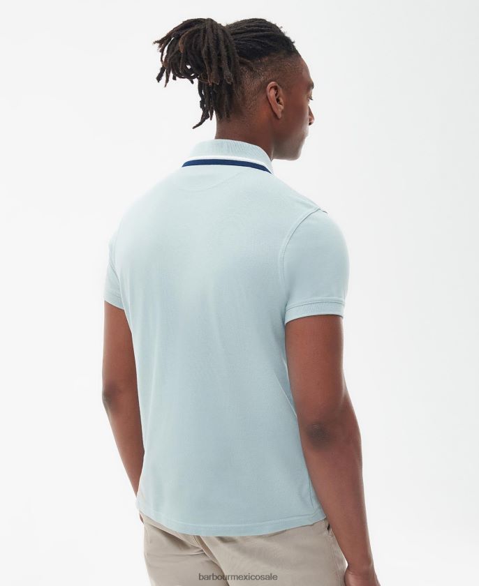 Barbour 8B6RFZ538 ropa aceituna quemada hombres polo de otterburn