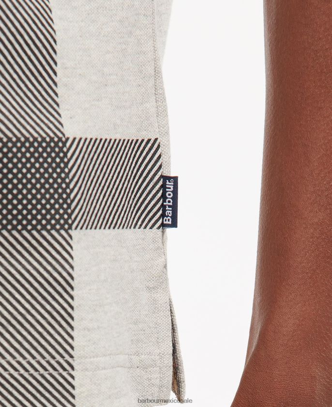 Barbour 8B6RFZ543 ropa aceituna quemada hombres playera tipo polo