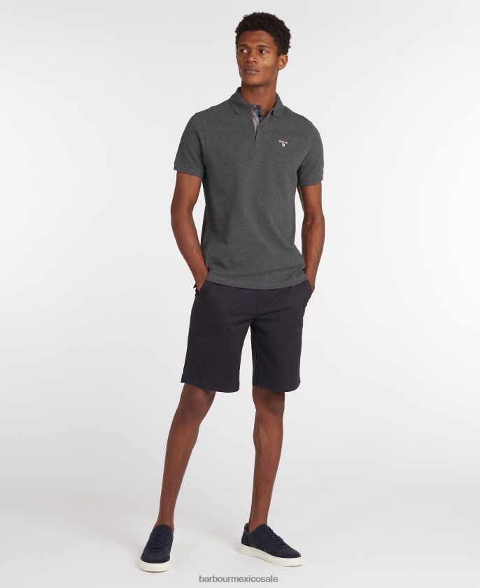 Barbour 8B6RFZ545 ropa cielo nocturno/noche verde oliva hombres piqué de tartán