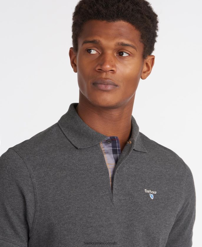 Barbour 8B6RFZ545 ropa cielo nocturno/noche verde oliva hombres piqué de tartán