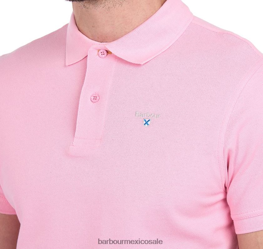 Barbour 8B6RFZ546 ropa gris marga hombres polo deportivo