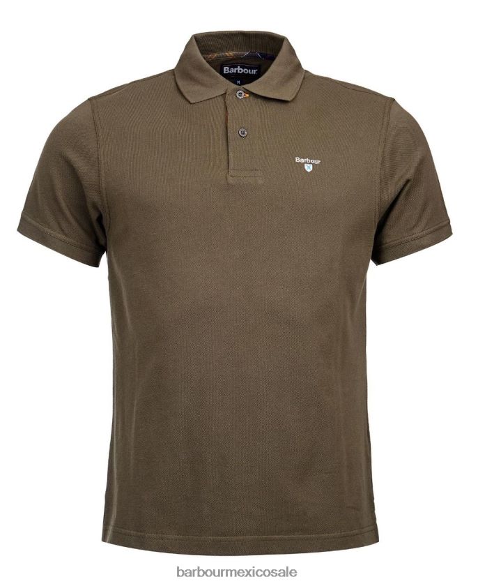 Barbour 8B6RFZ584 ropa cielo hombres polo deportivo