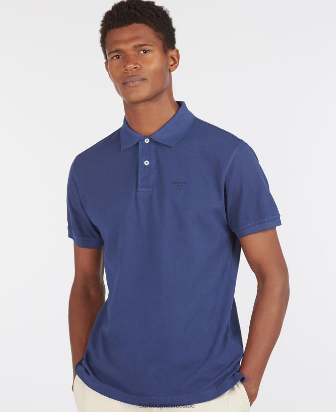 Barbour 8B6RFZ589 ropa cielo hombres polo deportivo lavado
