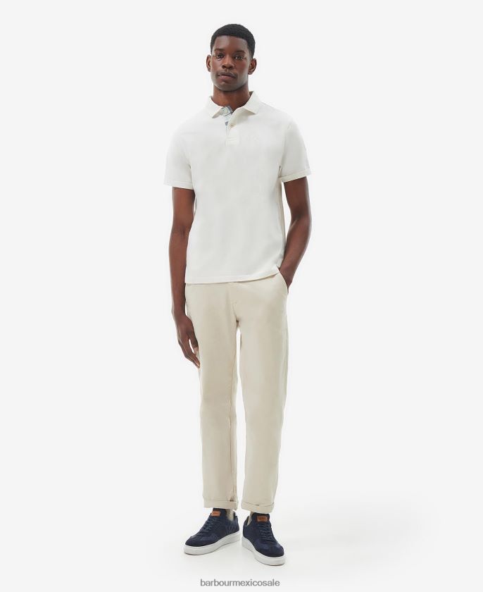 Barbour 8B6RFZ593 ropa tiza azul hombres polo kirkhill