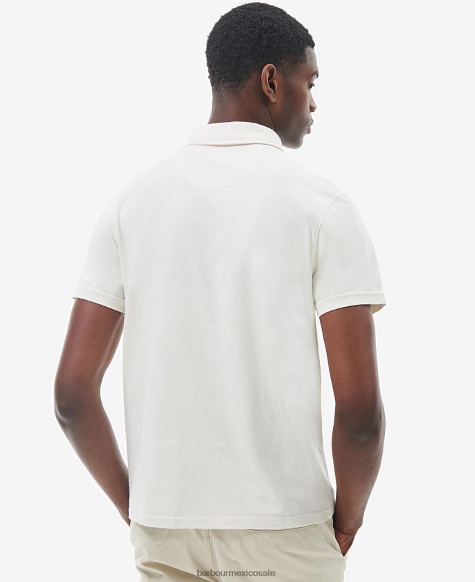 Barbour 8B6RFZ593 ropa tiza azul hombres polo kirkhill