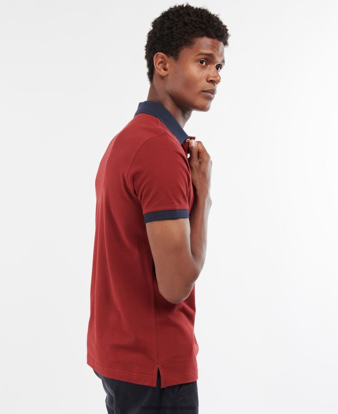 Barbour 8B6RFZ604 ropa gris marga hombres playera tipo polo