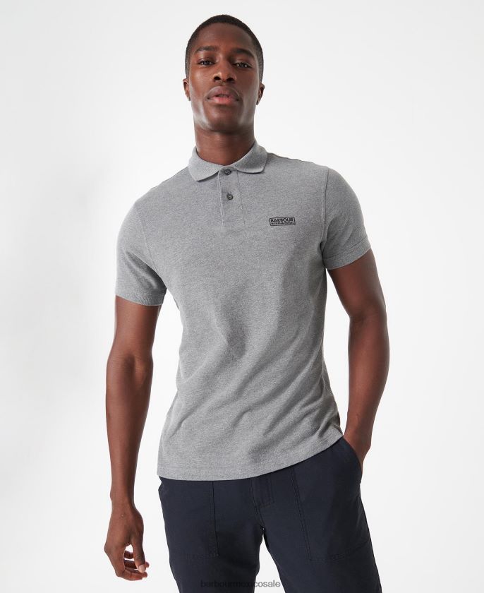 Barbour 8B6RFZ633 ropa negro hombres playera polo internacional esencial internacional