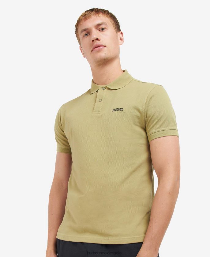 Barbour 8B6RFZ695 ropa blanco clásico hombres polo de turismo
