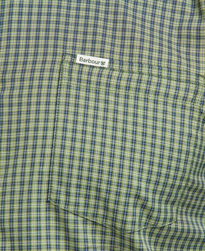 Barbour 8B6RFZ284 ropa Armada hombres camisa de rendimiento de la arboleda