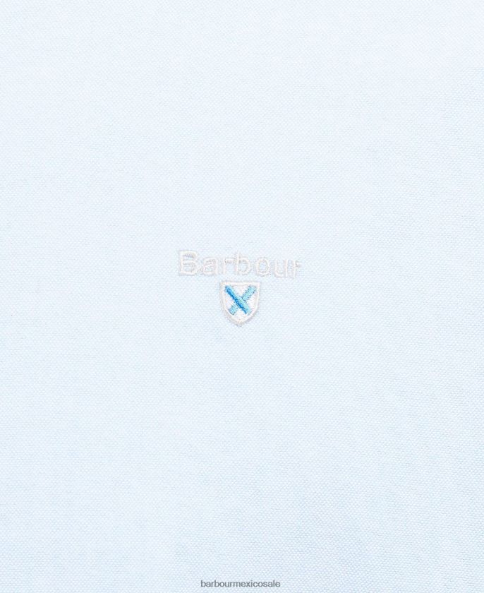 Barbour 8B6RFZ290 ropa rosa clásico hombres camisa de vestir oxford