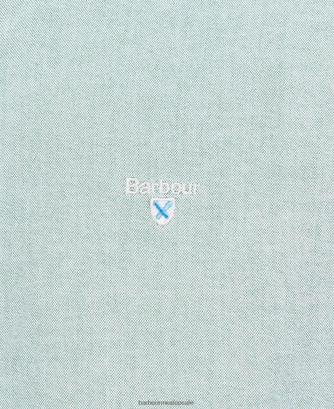 Barbour 8B6RFZ309 ropa rosa clásico hombres camisa de vestir oxford