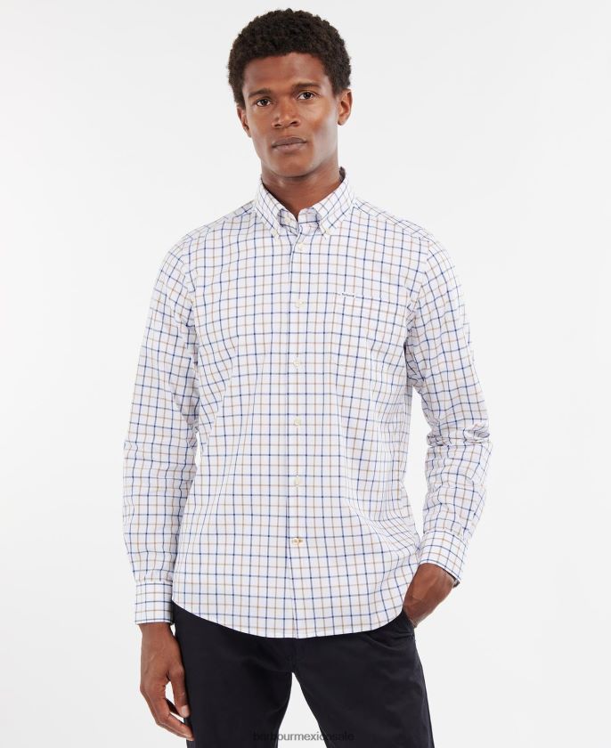 Barbour 8B6RFZ392 ropa arenisca hombres camisa de vestir bradwell