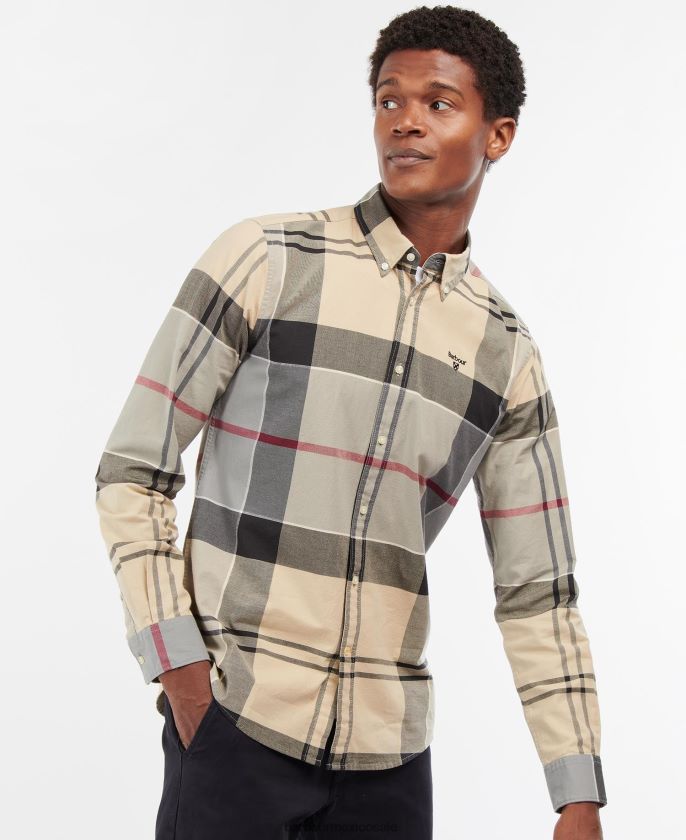 Barbour 8B6RFZ423 ropa tartán clásico hombres camisa de vestir sutherland